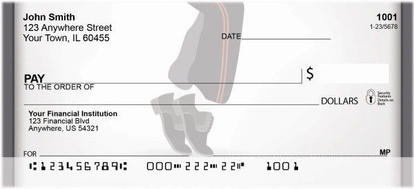 Moon Walk Dance Tribute Personal Checks | QBE-61
