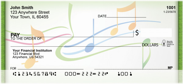 Musical Flow Personal Checks | QBE-82