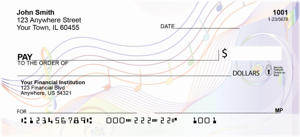 Soft Music Personal Checks | QBE-88
