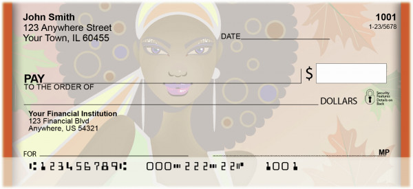 Black Divas Personal Checks | QBF-06