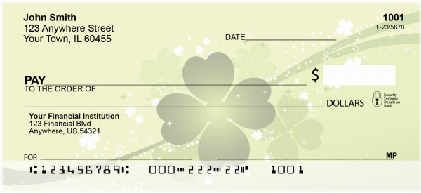 Irish Luck And Fun Personal Checks | QBF-21