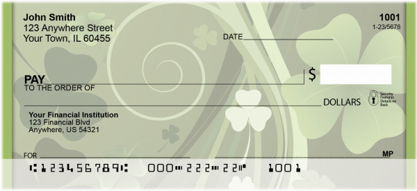 Lucky Clovers Personal Checks | QBF-22