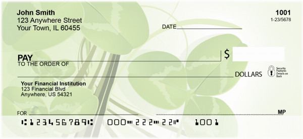 Dreaming In Clover Personal Checks | QBG-36