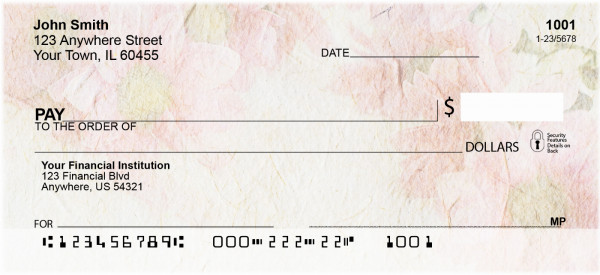 Painting Daisies Personal Checks | QBG-44