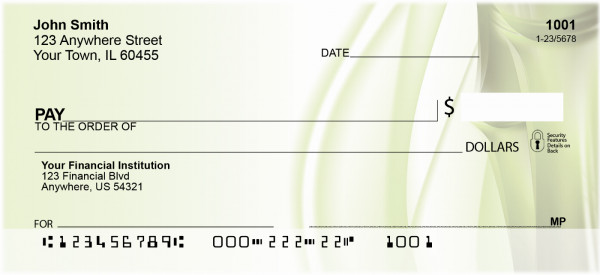 Sheer Bamboo Personal Checks | QBG-48