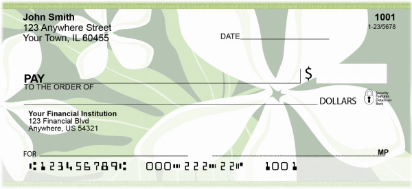 Hawaiian Springtime Personal Checks | QBG-63