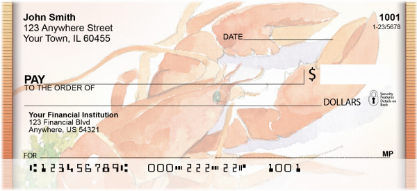 Seafood Lovers Delight Personal Checks | QBH-36