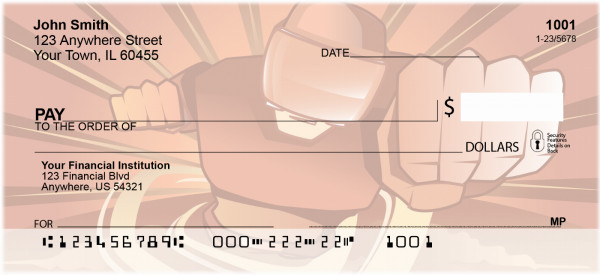 Super Heros Personal Checks | QBH-61