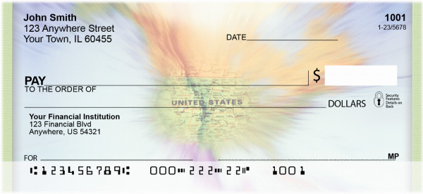 Spinning USA Personal Checks | QBH-84