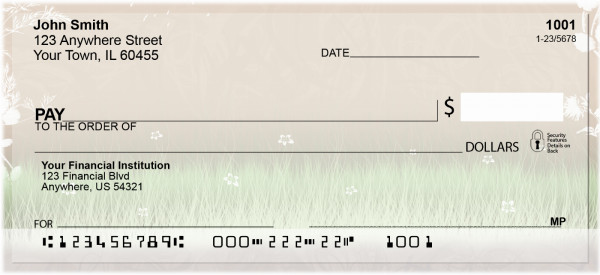 Watching Grass Grow Personal Checks | QBI-20