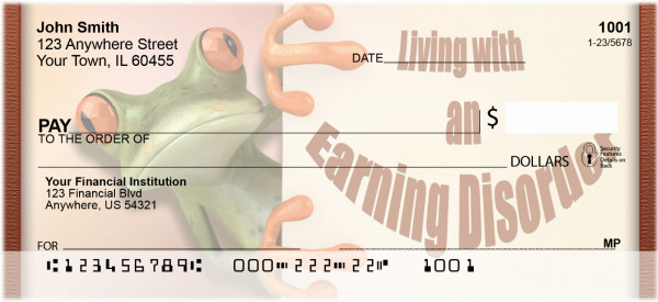 Earning Disorder Frog Personal Checks | QBI-44