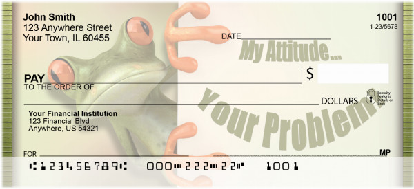 My Attitude, Your Problem Personal Checks | QBI-48