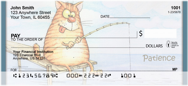 Patience, Appreciation And Moderation Personal Checks | QBI-91