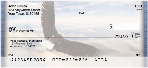 Rise Above It Eagle Personal Checks | QBJ-02