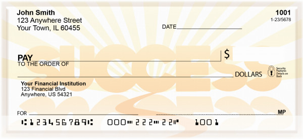 Success Personal Checks | QBJ-14