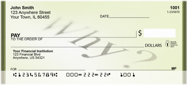 Why Personal Checks | QBJ-28