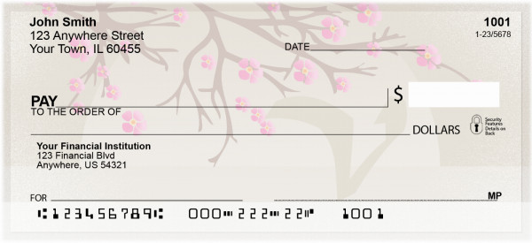 Cherry Blossom Serenity - V Monogram Checks | QBJ-80