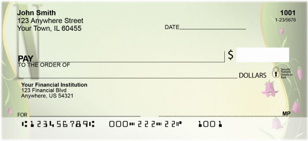 Where Gardens Grow -N Personal Checks | QBJ-98