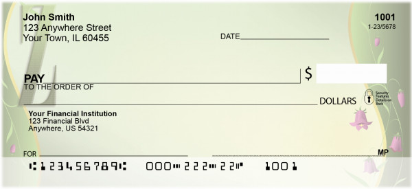 Where Gardens Grow -Z Personal Checks | QBK-11