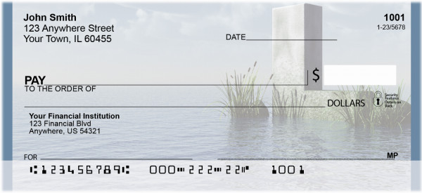 Letter L In The Sea Personal Checks | QBK-46