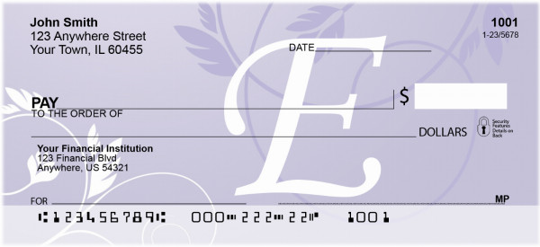 Purple Prosperity -E Personal Checks | QBK-85