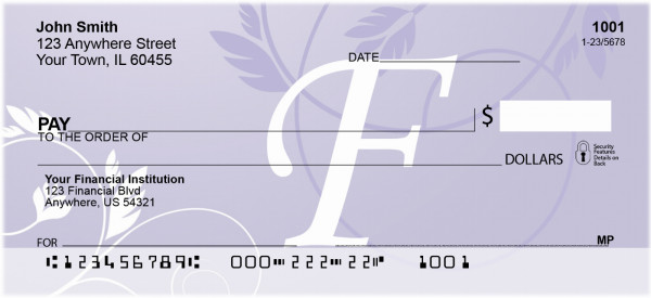 Purple Prosperity -F Personal Checks | QBK-86