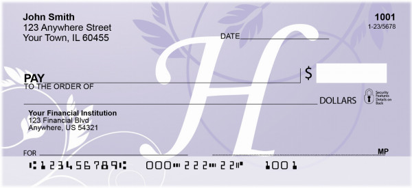 Purple Prosperity -H Personal Checks | QBK-88