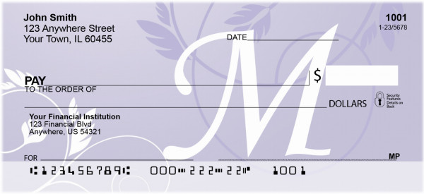 Purple Prosperity -M Personal Checks | QBK-93