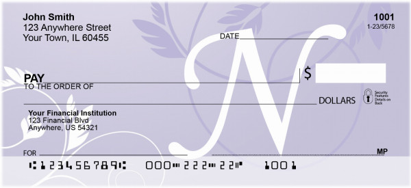 Purple Prosperity -N Personal Checks | QBK-94