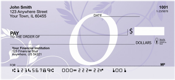 Purple Prosperity -O Personal Checks | QBK-95