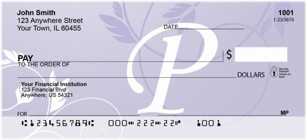 Purple Prosperity -P Personal Checks | QBK-96