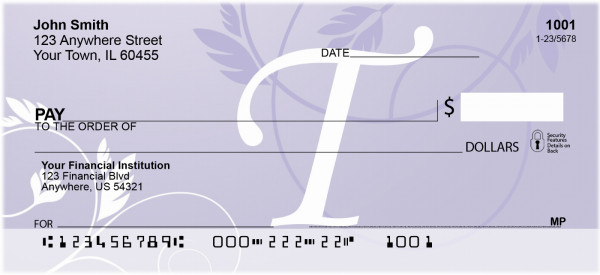 Purple Prosperity -T Personal Checks | QBL-01