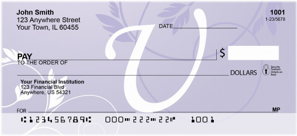 Purple Prosperity -U Personal Checks | QBL-02