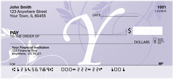 Purple Prosperity -Y Personal Checks | QBL-06