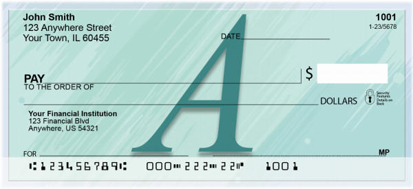 Restoration Monograms - A Personal Checks | QBL-34