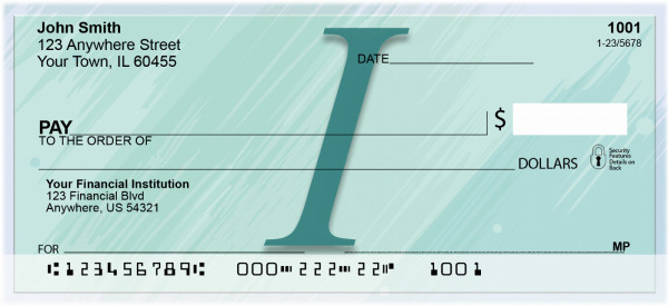 Restoration Monograms - I Personal Checks | QBL-42