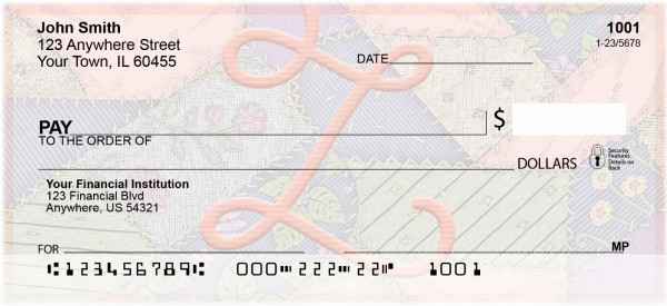 Shabby Chic Monograms - Z Personal Checks | QBL-85