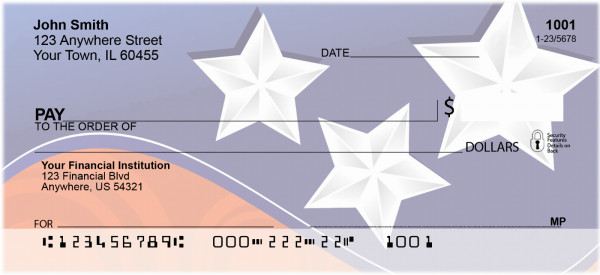 Crazy Patriotism Personal Checks | QBM-16