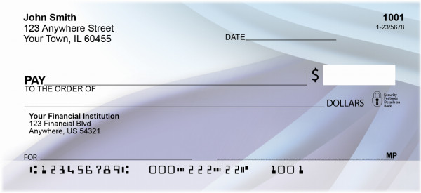 Contemporary Art Personal Checks | QBM-36