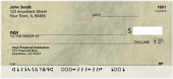Green Softness Personal Checks | QBM-40