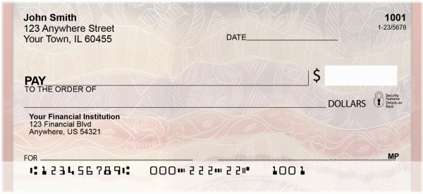 African Inspired Prints Personal Checks | QBM-50