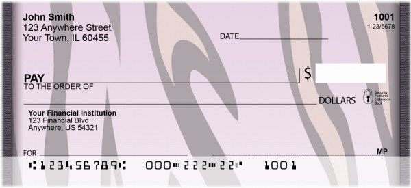 Fantasy Animal Prints Personal Checks | QBM-51