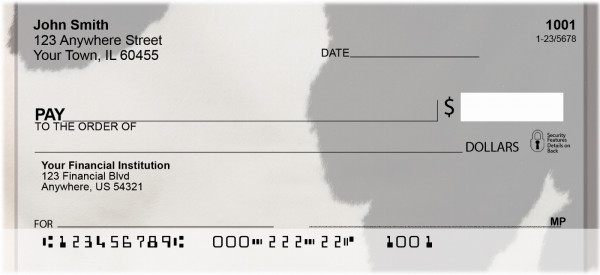 Holstein Cowhides Personal Checks | QBM-59