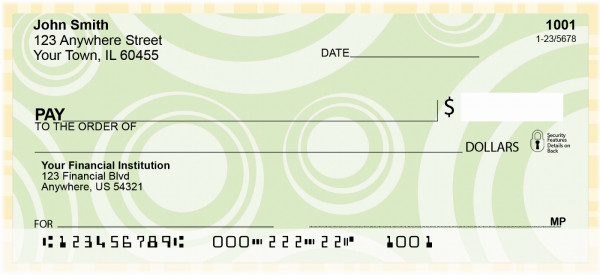 Deliciously Funky Personal Checks | QBM-79
