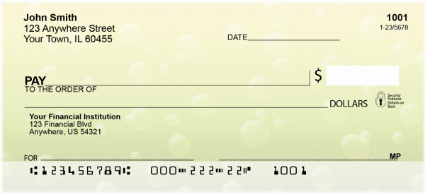 Droplets Personal Checks | QBM-82