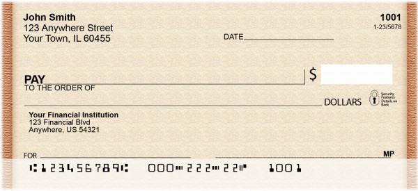 Textures In Fabric Personal Checks | QBN-19