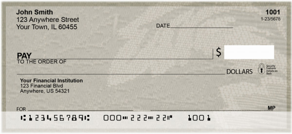 Vintage Fabrics Personal Checks | QBN-21
