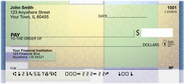 Circles Squared Personal Checks | QBN-36