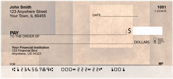 Stacked Personal Checks | QBN-47