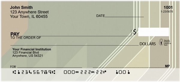 Geometrics Outlined  Personal Checks | QBN-50